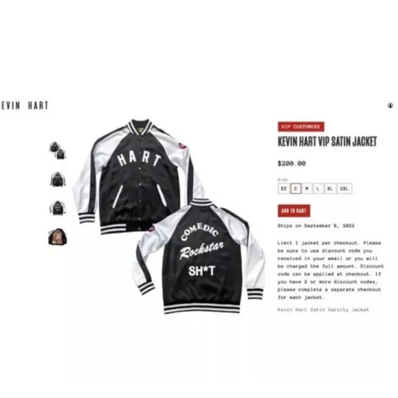 Kevin Hart Reality Check Tour VIP Satin Varsity Jacket UNISEX Size Large - Picture 16 of 16